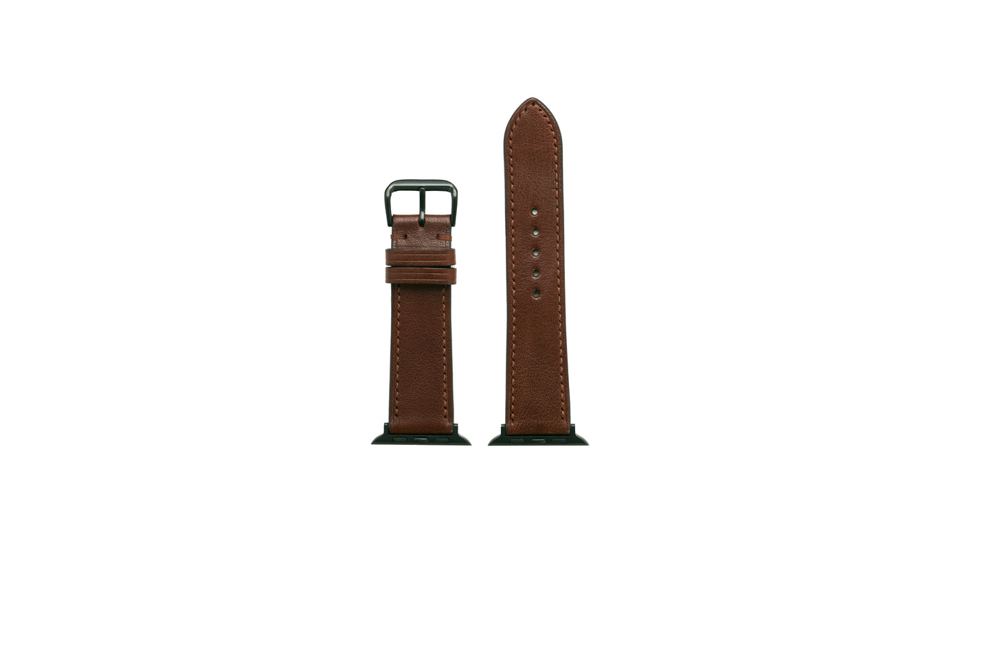 42/44/45MM Vachetta Leather Watch Strap - Brown 2