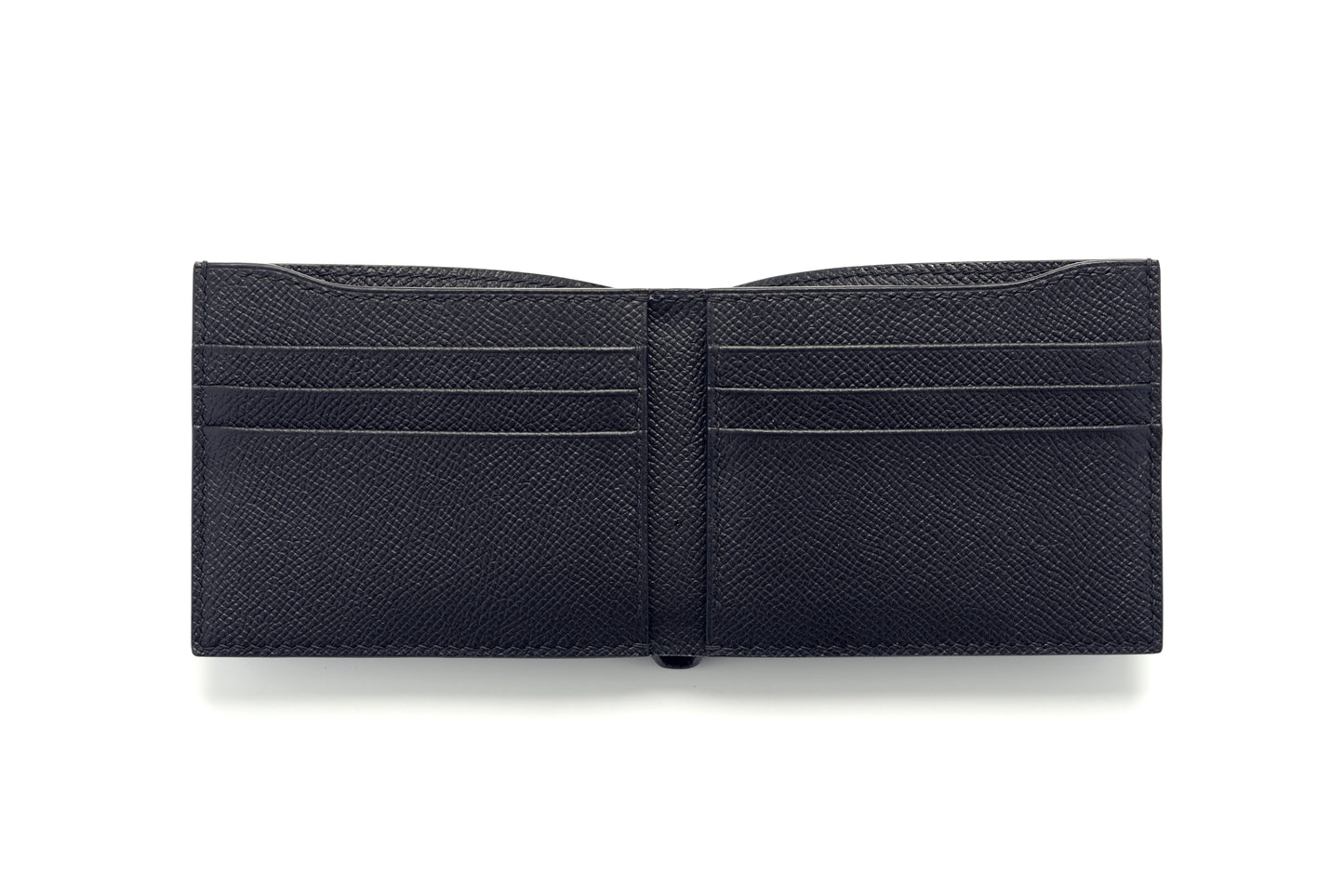 Calfskin Wallet - Black - 6-Pocket Slim