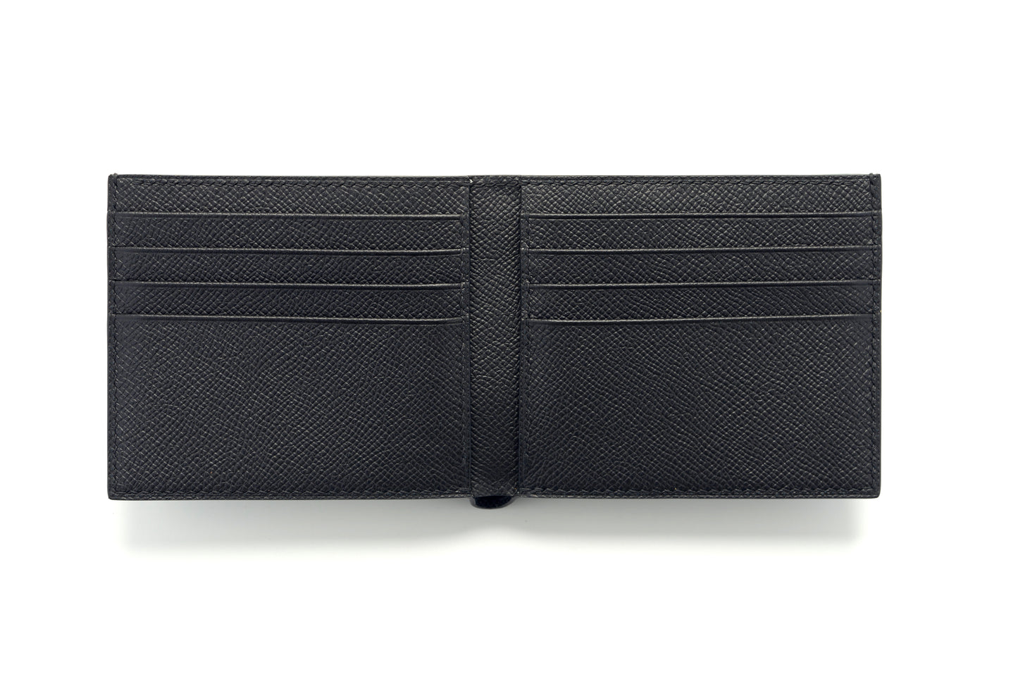 Calfskin Wallet - Black - 8-Pocket Slim