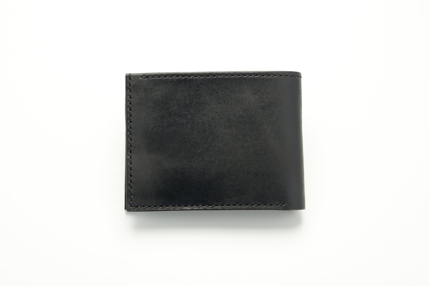 Viking Compass Leather Wallet - Black