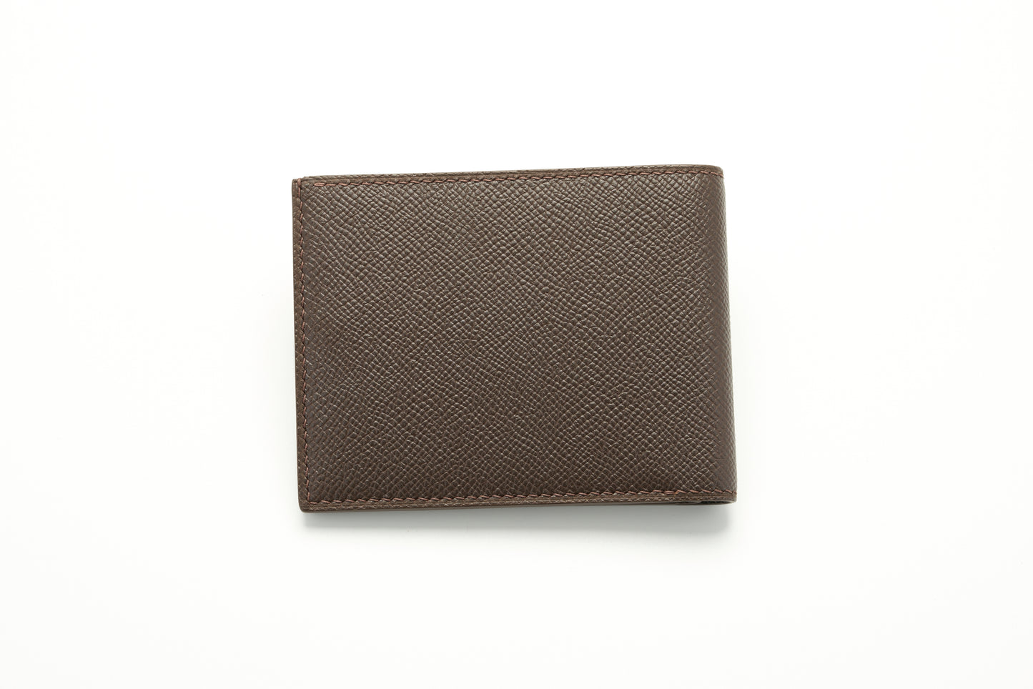 Calfskin Wallet - Dark Brown - 8-Pocket Slim