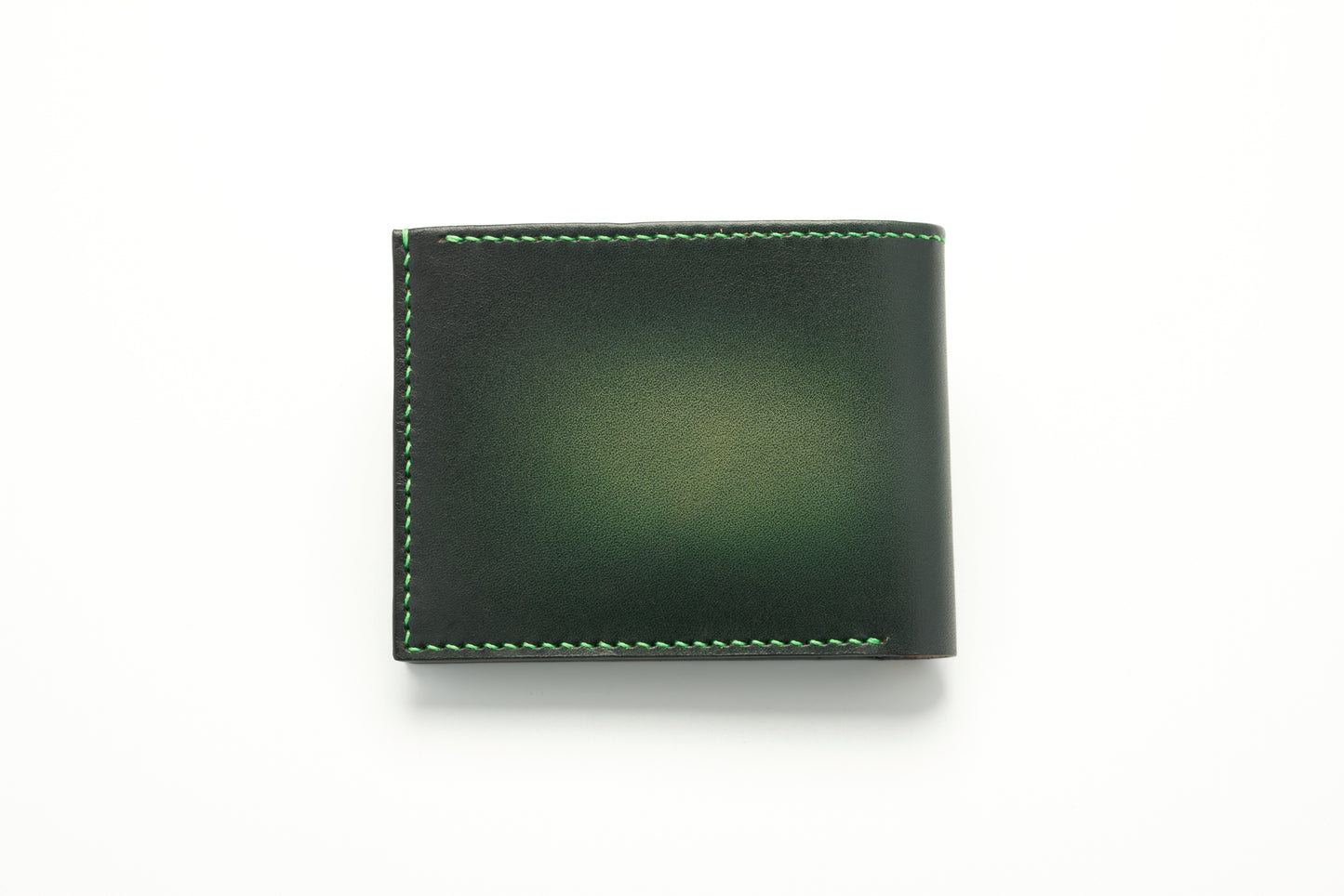 Viking Compass Leather Wallet - Green