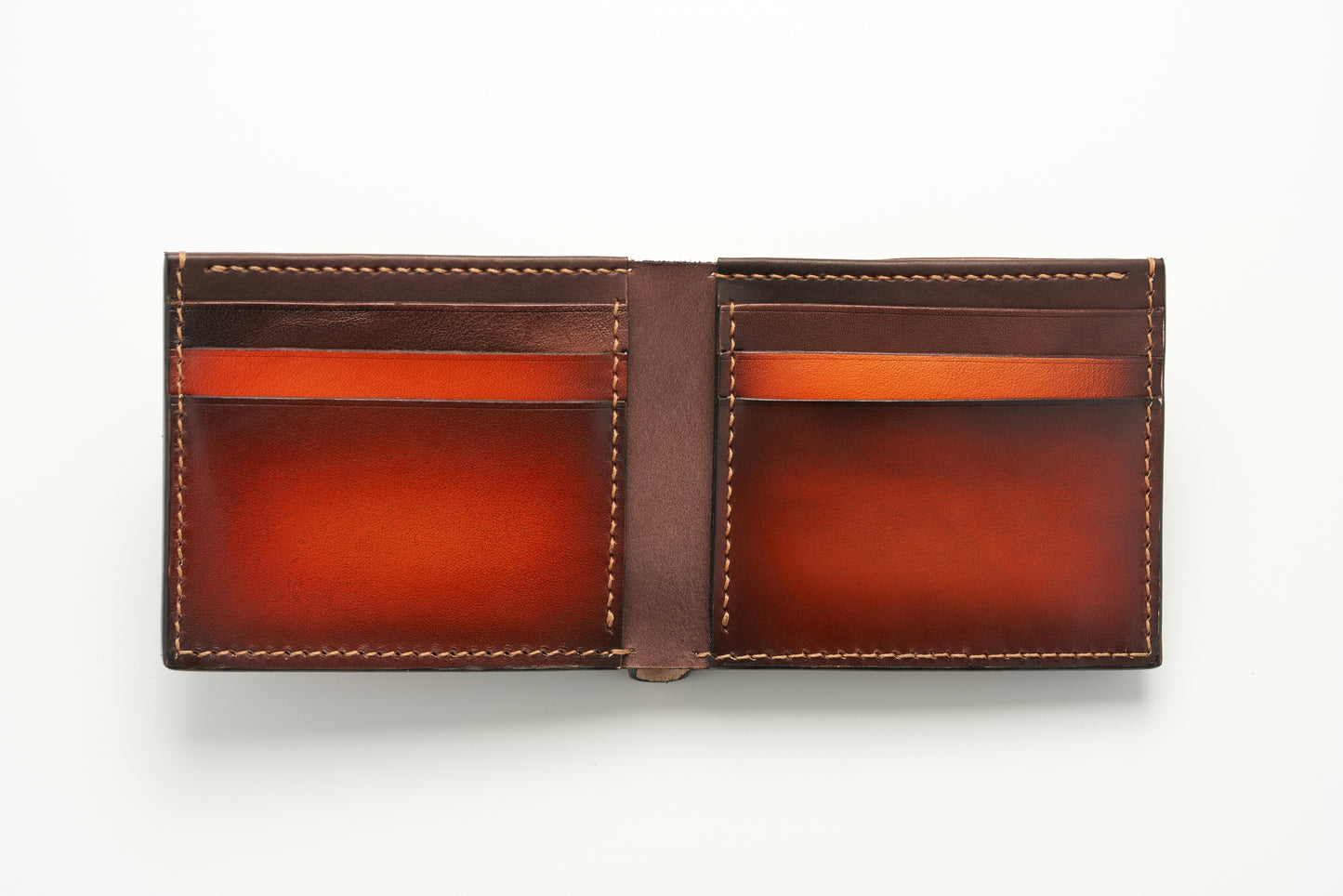 Viking Compass Leather Wallet - Brown