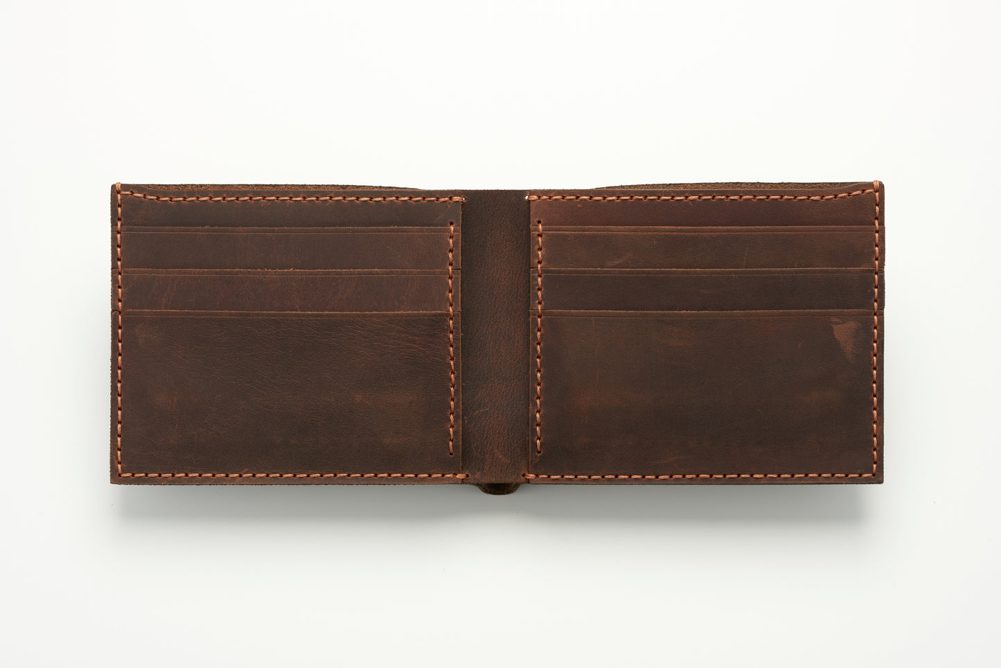 Distressed/Waxy Full Grain Leather Wallet