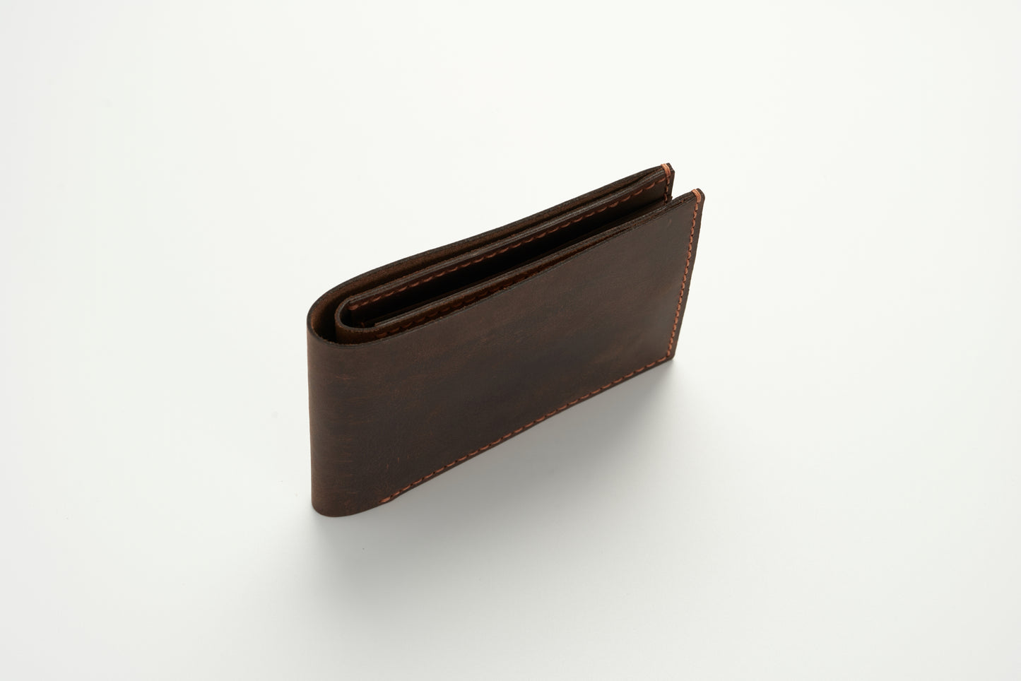 Distressed/Waxy Full Grain Leather Wallet