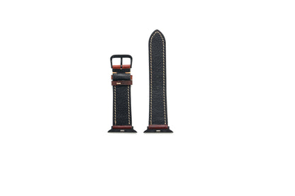 42/44/45MM Vachetta Leather Watch Strap - Brown 4