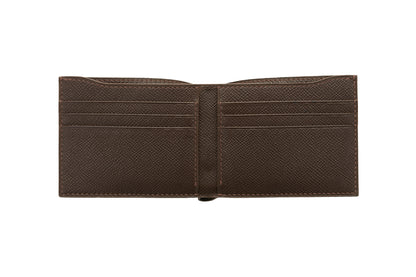 Calfskin Wallet - Dark Brown - 6-Pocket Slim