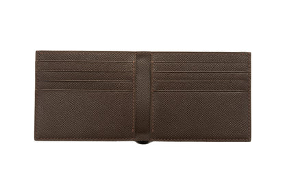 Calfskin Wallet - Dark Brown - 8-Pocket Slim