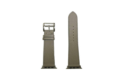 42/44/45MM Calfskin Leather Watch Strap - Taupe