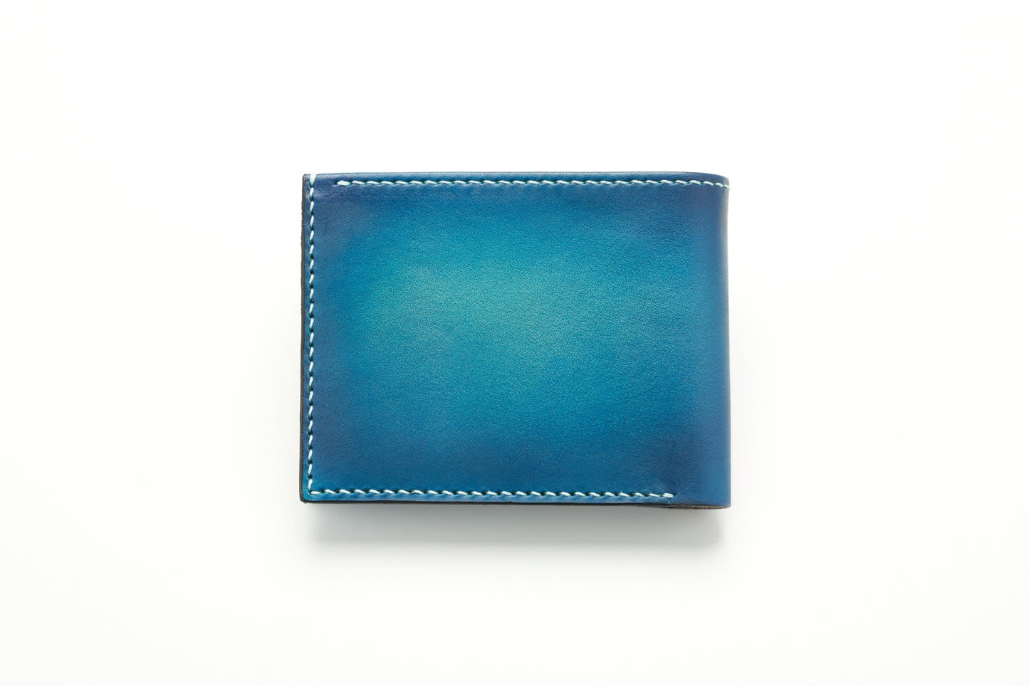 Viking Compass Leather Wallet - Blue