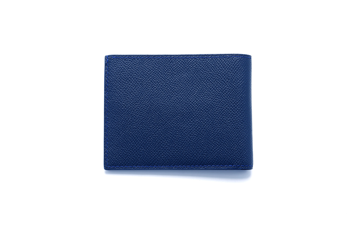 Calfskin Wallet - Navy Blue - 8-Pocket Slim
